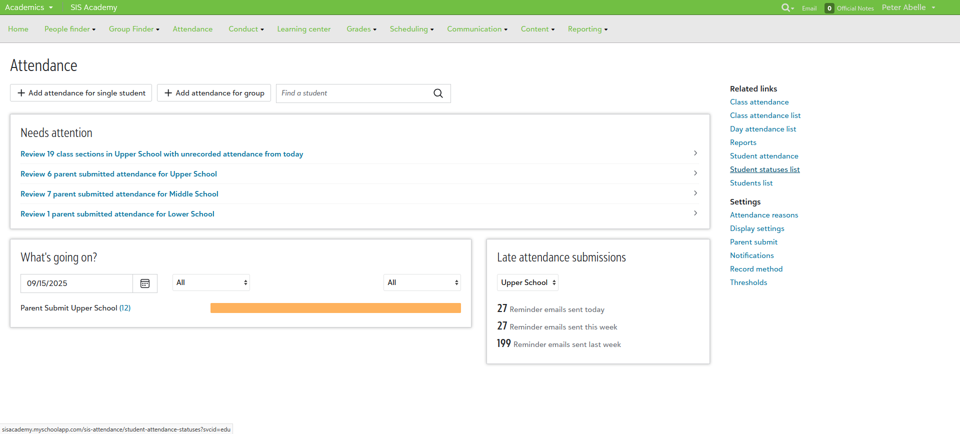 Attendance Hub